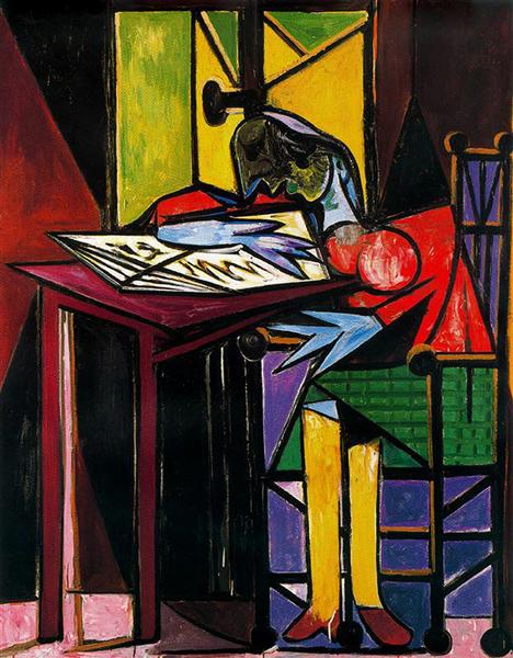 Pablo Picasso Classical Oil Paintings Woman Reading Surrealism